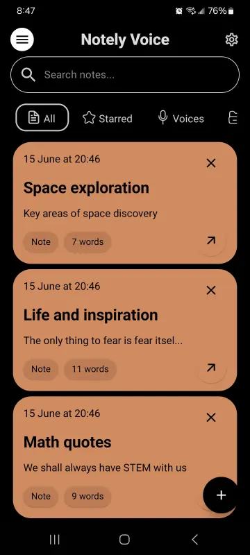 Notely Voice: AI Voice to Text screenshot 1
