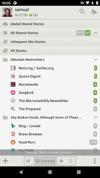 NewsBlur - News reader screenshot 7