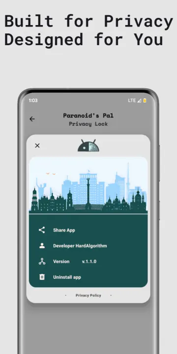 Paranoid's Pal - Privacy Lock screenshot 5