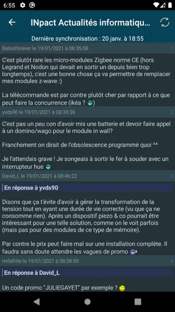 Next Actualités informatiques screenshot 4