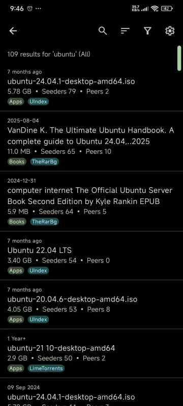 Torrent Search screenshot 3