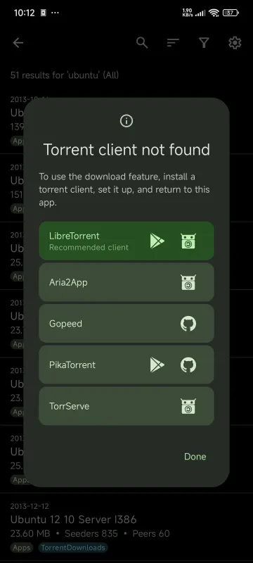 Torrent Search screenshot 5