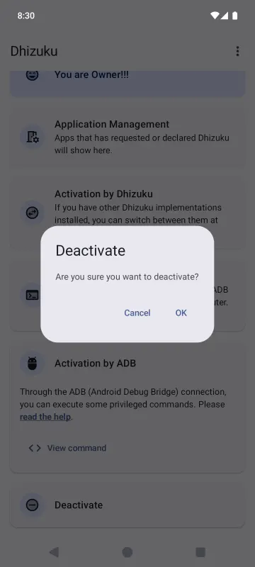 Dhizuku screenshot 7