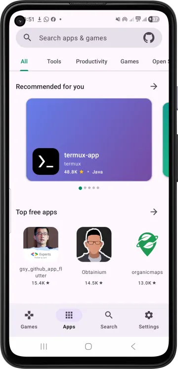 RepoStore screenshot 1