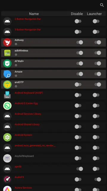 Disabler screenshot 2