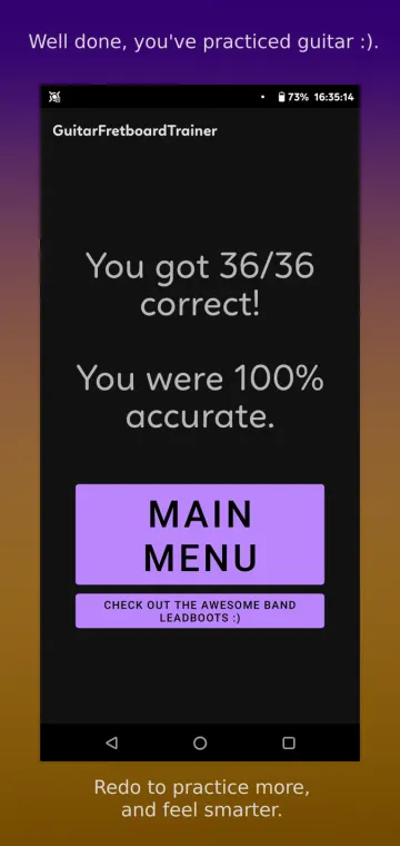 GuitarFretboardTrainer screenshot 4