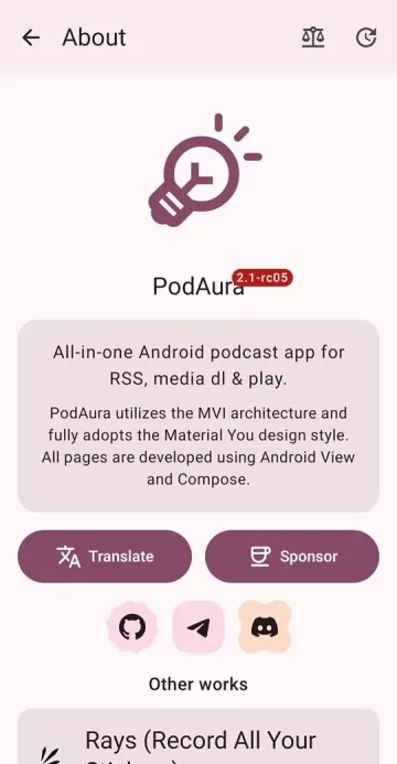 PodAura 下载APK v3.2-alpha02 | Internet 下载APK v3.2-alpha02 | Internet screenshot 2