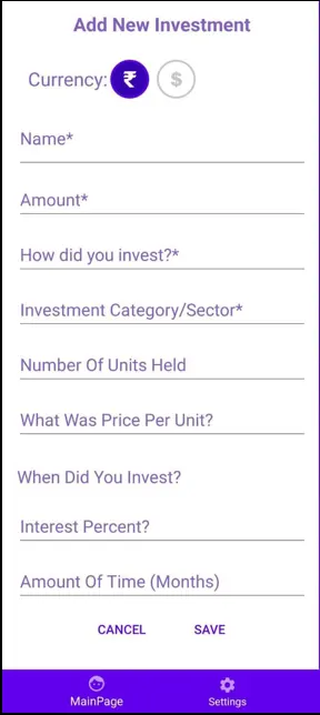 Plutus - Investment Tracker screenshot 8