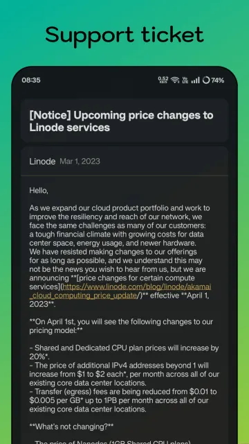 NexNode for Linode Cloud screenshot 6
