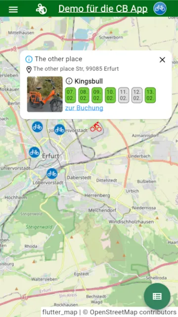 Cb_app: Client for using CommonBooking websites screenshot 1