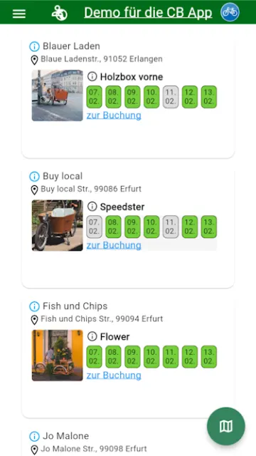 Cb_app: Client for using CommonBooking websites screenshot 2