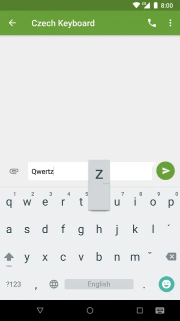 Czech Diacritic Keyboard screenshot 6