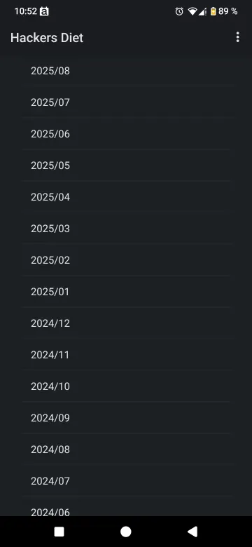 Hacker's Diet Offline screenshot 1