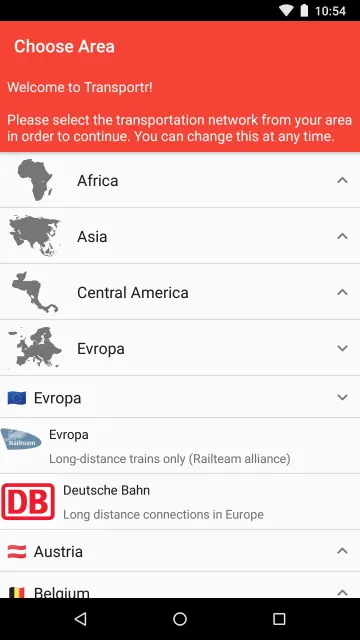 Transportr - Public Transit screenshot 1