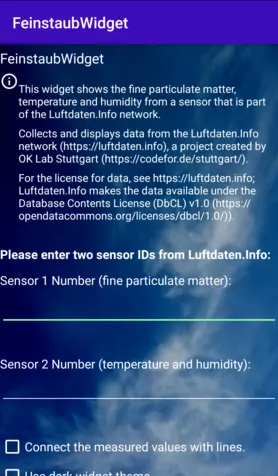FeinstaubWidget APKをダウンロード v0.78 | Graphics APKをダウンロード v0. screenshot 6