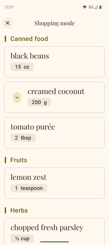 kitshn (for Tandoor) screenshot 6