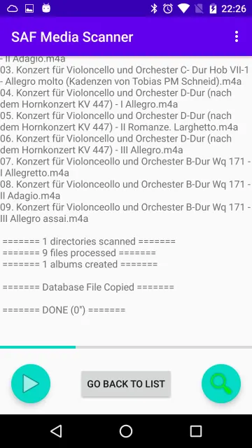 SAF Media Scanner screenshot 3