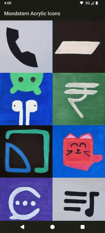 تطبيق Mondstern Acrylic Icons screenshot 2