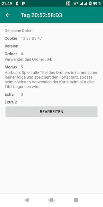 TonUINO NFC Tools screenshot 2