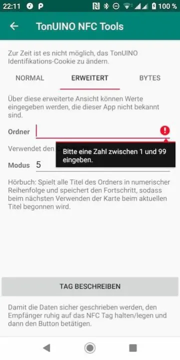TonUINO NFC Tools screenshot 5