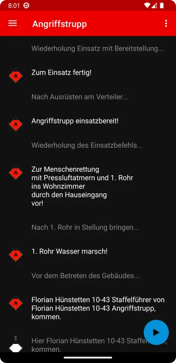 Fire Brigade Competition Radio Trainer (HFLÜ Hesse screenshot 3