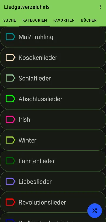 تطبيق Liedgutverzeichnis screenshot 2