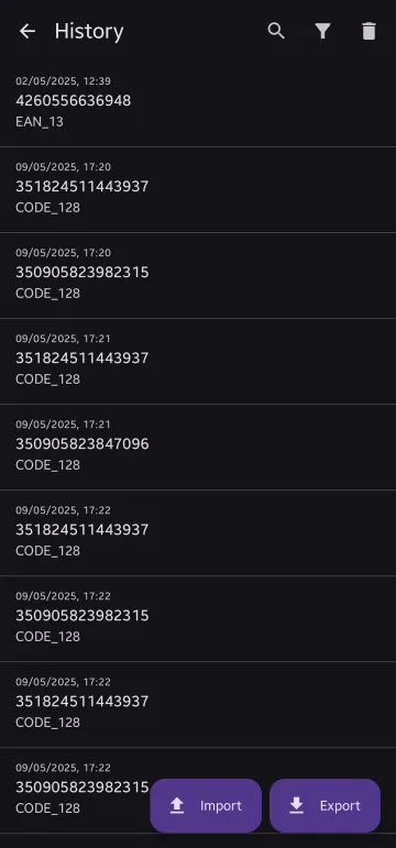 Bluetooth QR & Barcode to PC screenshot 3