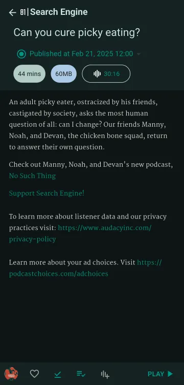 Tsacdop-Fork - Podcast Player screenshot 4