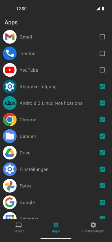 Android 2 Linux Notifications screenshot 3