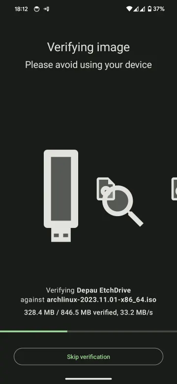 EtchDroid ISO to USB Writer screenshot 5