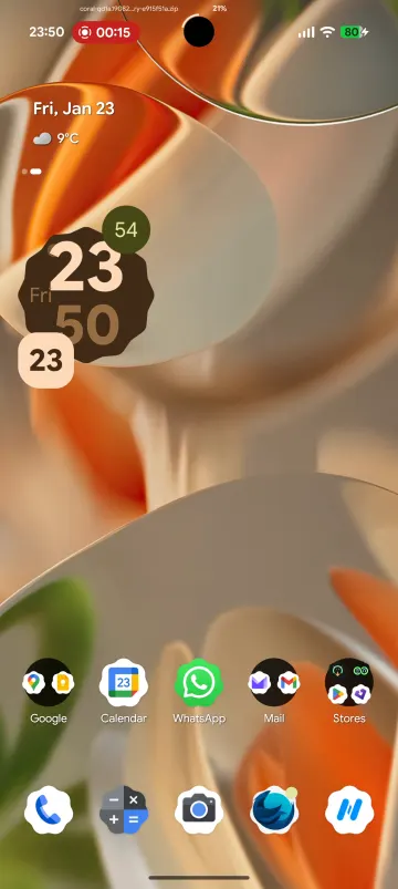 Punch-hole Download Progress screenshot 1