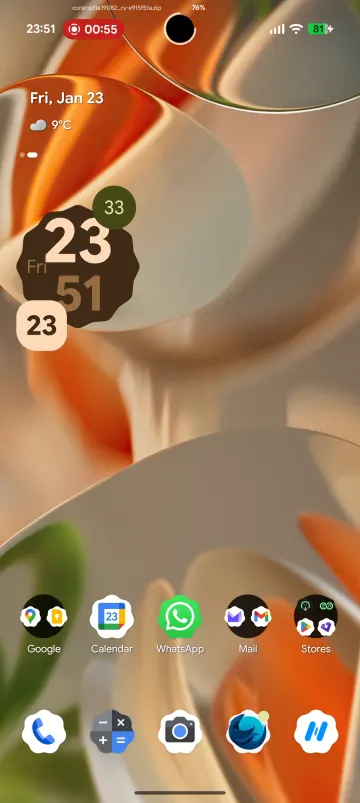 Punch-hole Download Progress screenshot 3