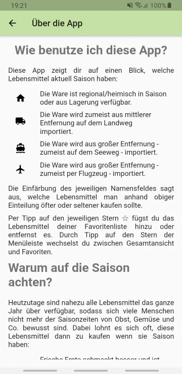 Seasonal Foods Calendar screenshot 4