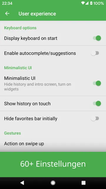 KISS Launcher screenshot 4