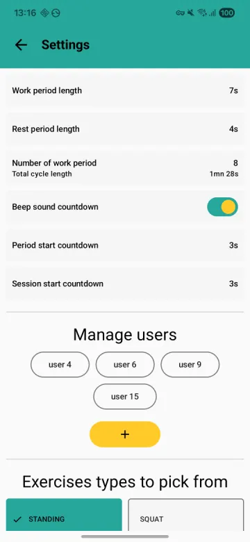 SimpleHIIT screenshot 3