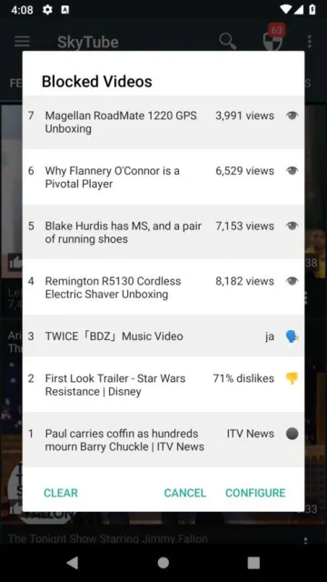 SkyTube screenshot 2