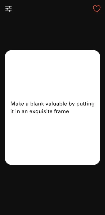 Oblique Strategies screenshot 4