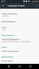 تطبيق Colemak Mod-DH Keyboard screenshot 1