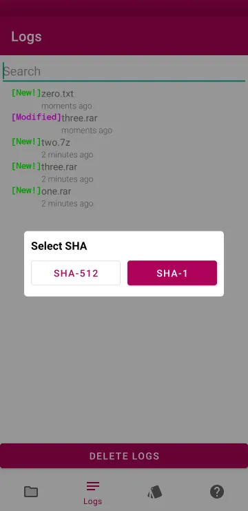 Folderlogs screenshot 2