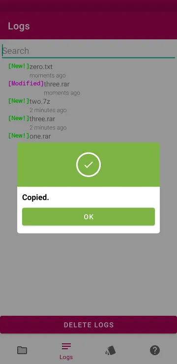 Folderlogs screenshot 3