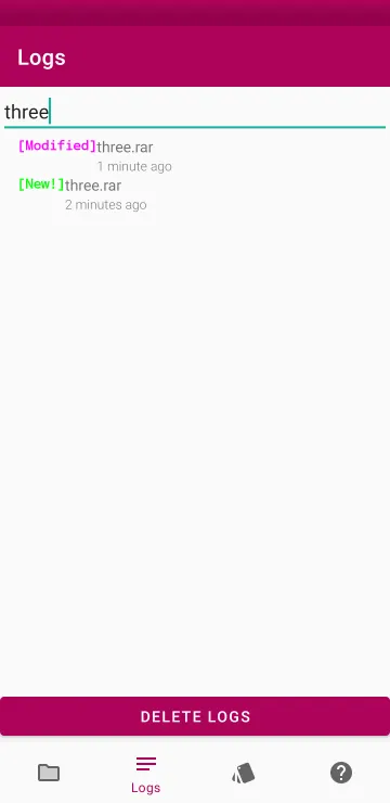 Folderlogs screenshot 4