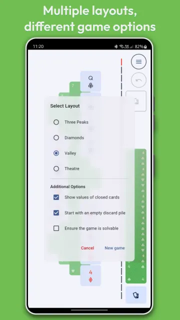 تطبيق TriPeaks NEUE screenshot 2