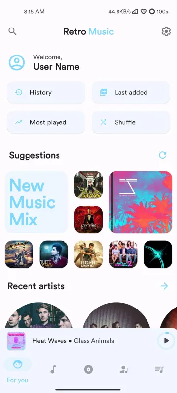 Metro - A music player for Android screenshot 3