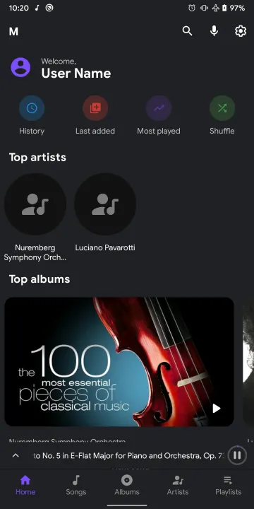 Metro - A music player for Android screenshot 4