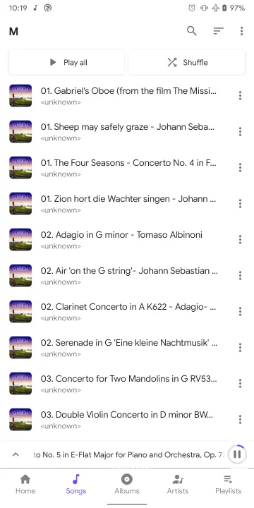 Metro - A music player for Android screenshot 6