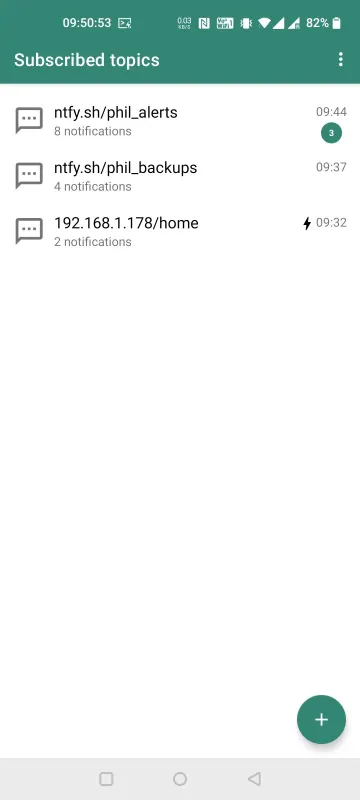 ntfy - PUT/POST to your phone screenshot 1