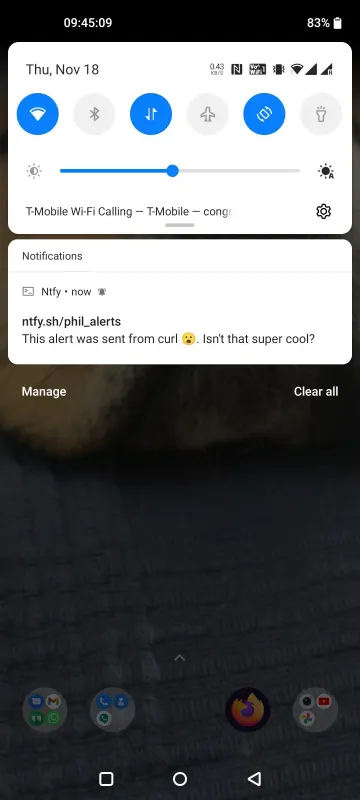 ntfy - PUT/POST to your phone screenshot 3