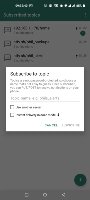 ntfy - PUT/POST to your phone screenshot 4