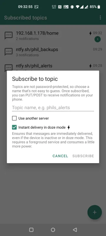 ntfy - PUT/POST to your phone screenshot 5