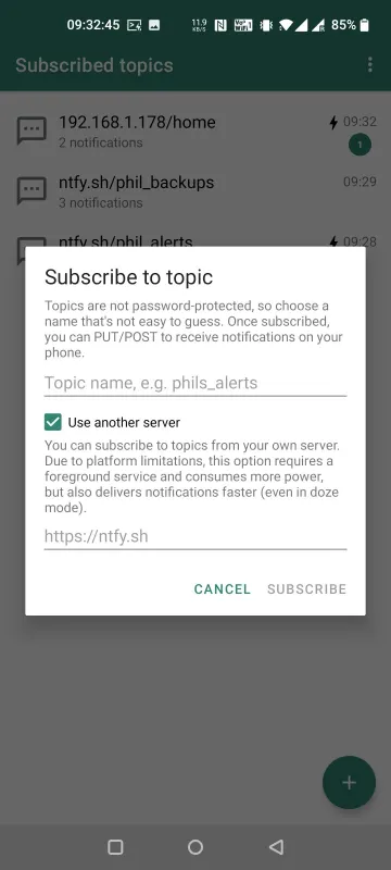 ntfy - PUT/POST to your phone screenshot 6